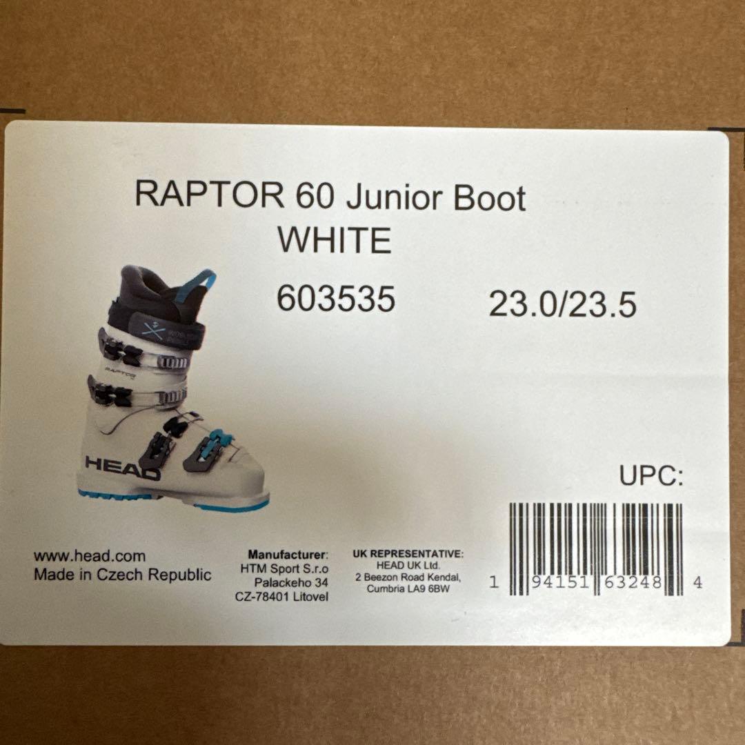 HEAD Jr.スキーブーツ　RAPTOR60 23.5cm