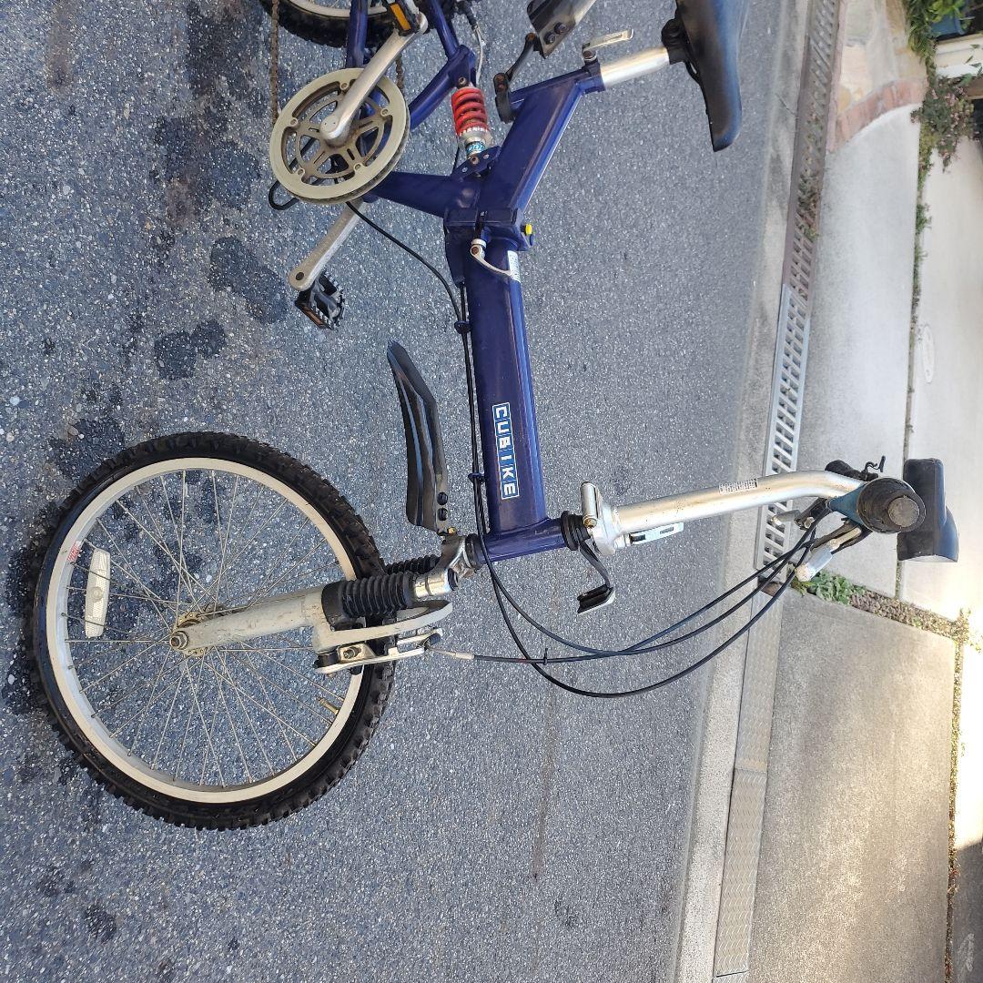 非売品 限定品日産 cube 折りたたみ自転車 当時のまま出品 - メルカリ