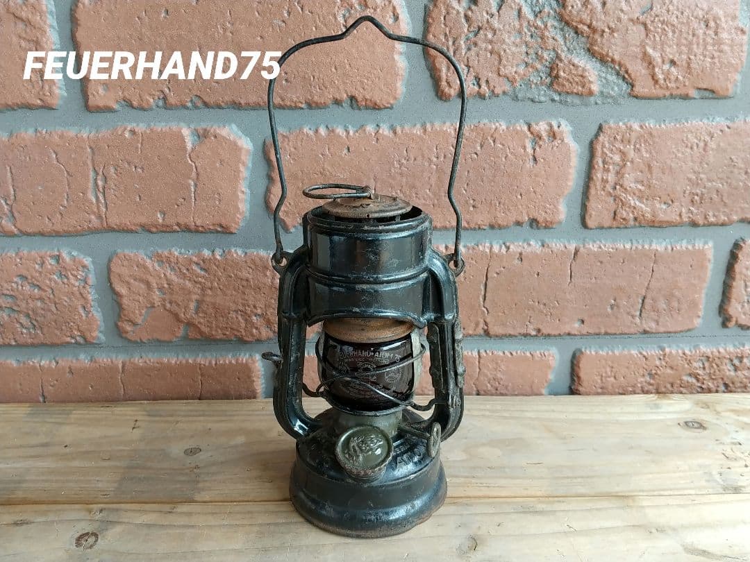 FEUERHAND 75 ATOM STK ランタン 純正赤ホヤ 当時物 WWⅡ - メルカリ