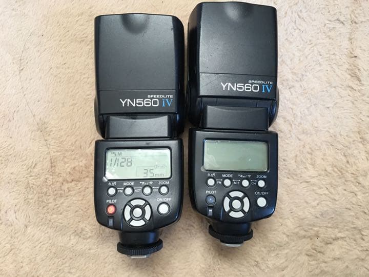 送料込 yn560IV 2本セット　ストロボ　フラッシュ　デジタルカメラ　一眼 Amazon.com : YONGNUO YN560 IV Wireless Flash Speedlite, Master +