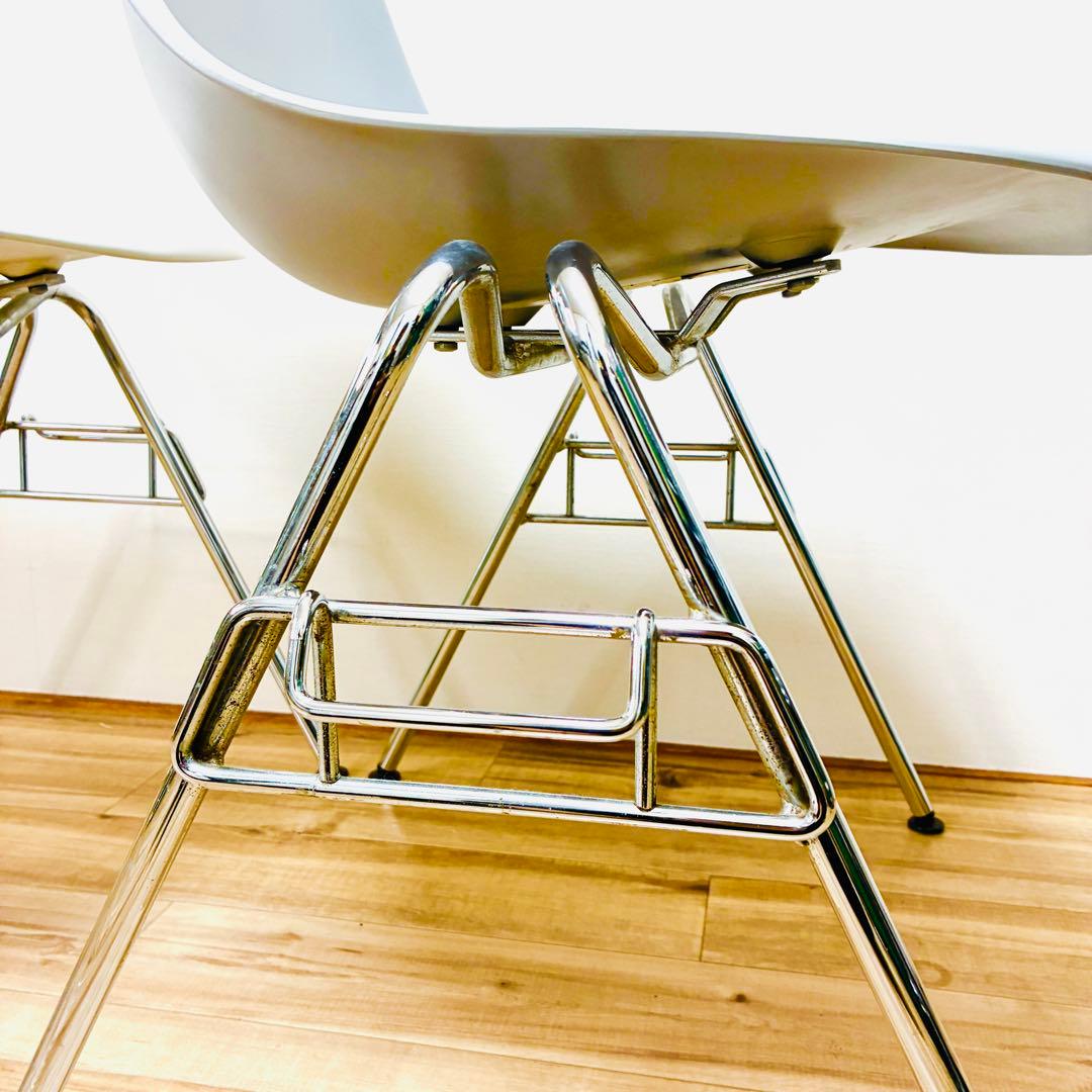 Vitra ヴィトラ スタッキング サイドシェルチェア 2脚セット イームズ
