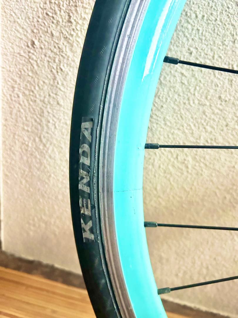 ビアンキ【Bianchi純正】クリンチャーホイール＆タイヤ後輪☆珍しい