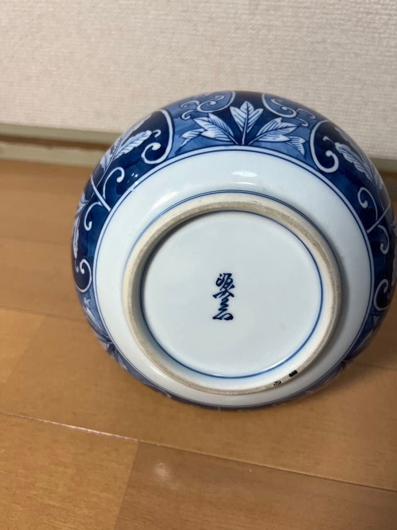 311 源右衛門 古伊万里の伝統 舘林源右衛門作 菊絵 花瓶 - メルカリ