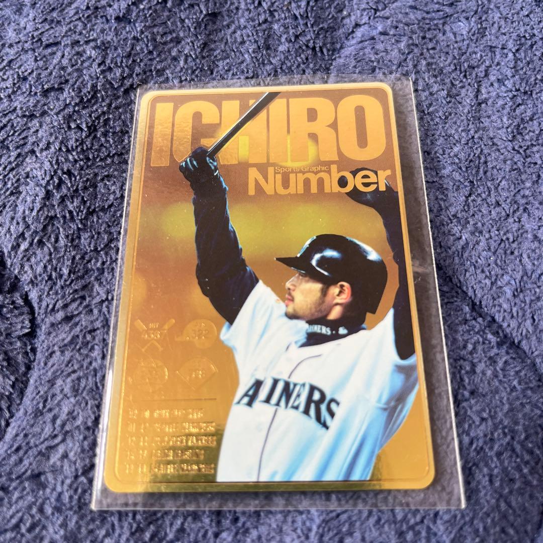 Number PLUS 「永久保存版 イチローのすべて」イチローゴールドカード