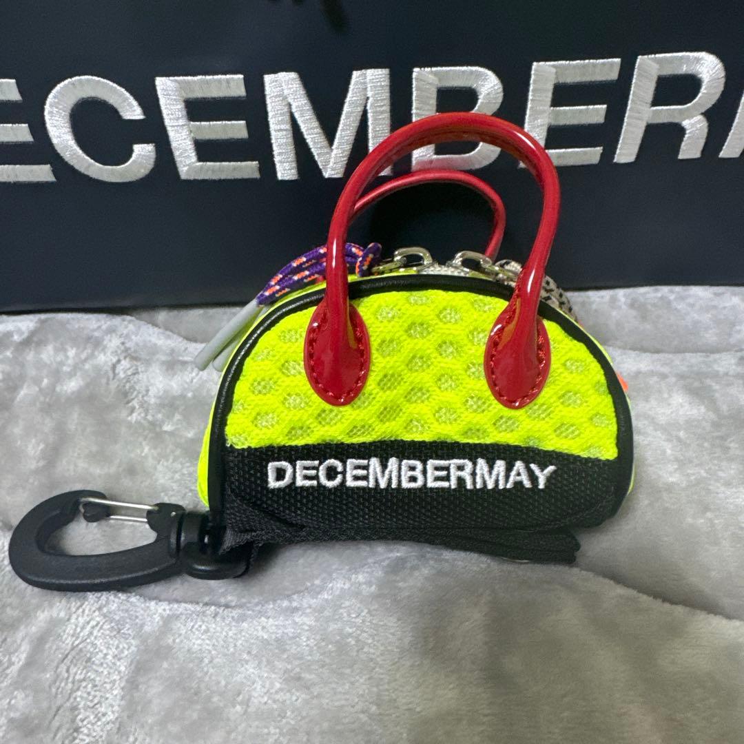 最終価格 新品 DECEMBERMAY イエロー ゴルフバッグ ポーチ タオル