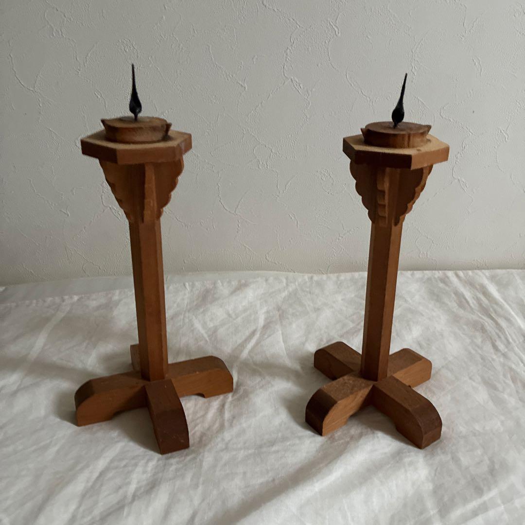 アンティークフランス　蝋燭台　木製一本 楽天市場】キャンドルスタンド 燭台 洋白 ニッケルシルバー フランス