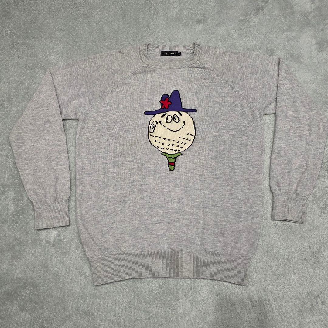 rough&swell ラフアンドスウェル ニット L グレー セーター ゴルフ