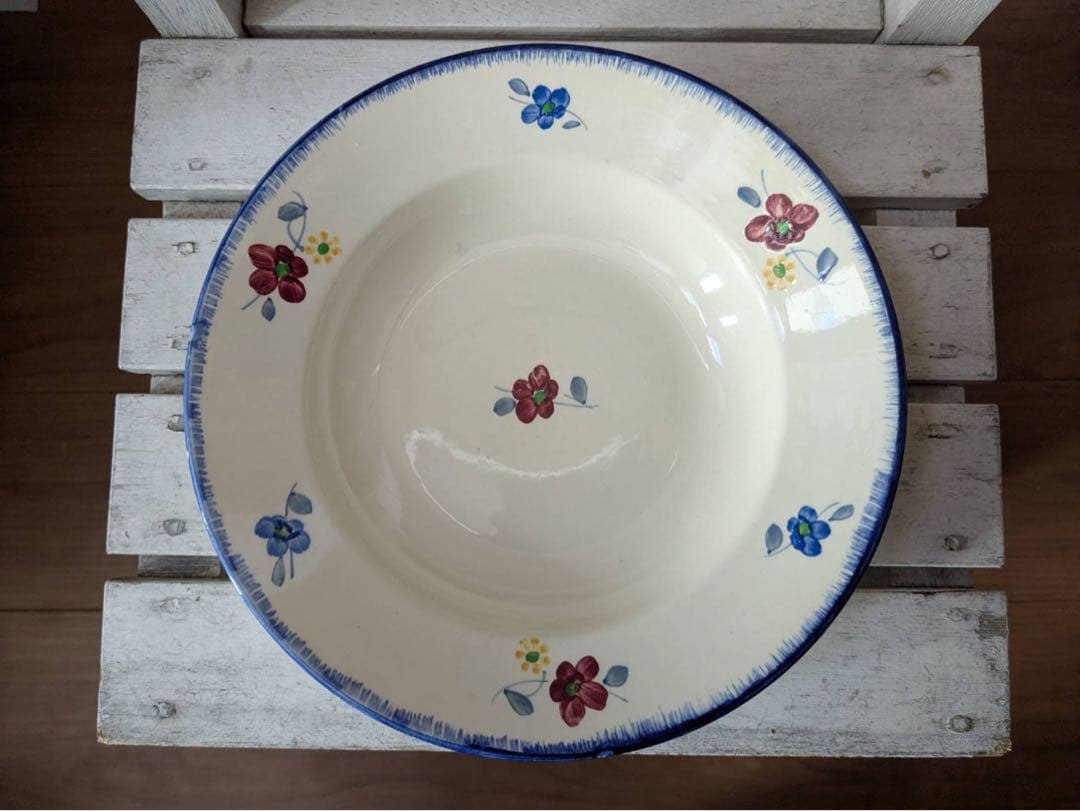 ヴィンテージ/ブロカント】DigoinSarreguemines 深皿25 - メルカリ