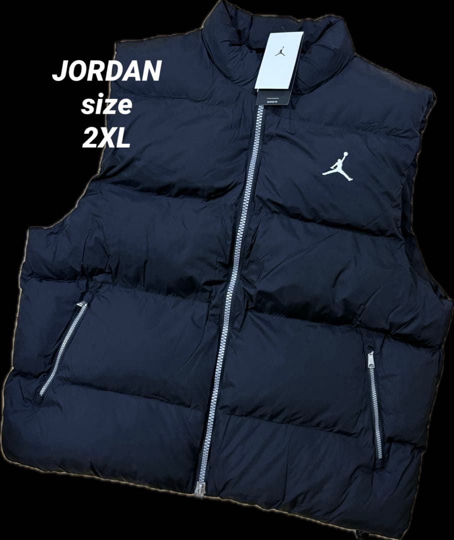 新品未使用 2XL JORDAN ダウンベスト 中綿 ジョーダンNIKE - メルカリ