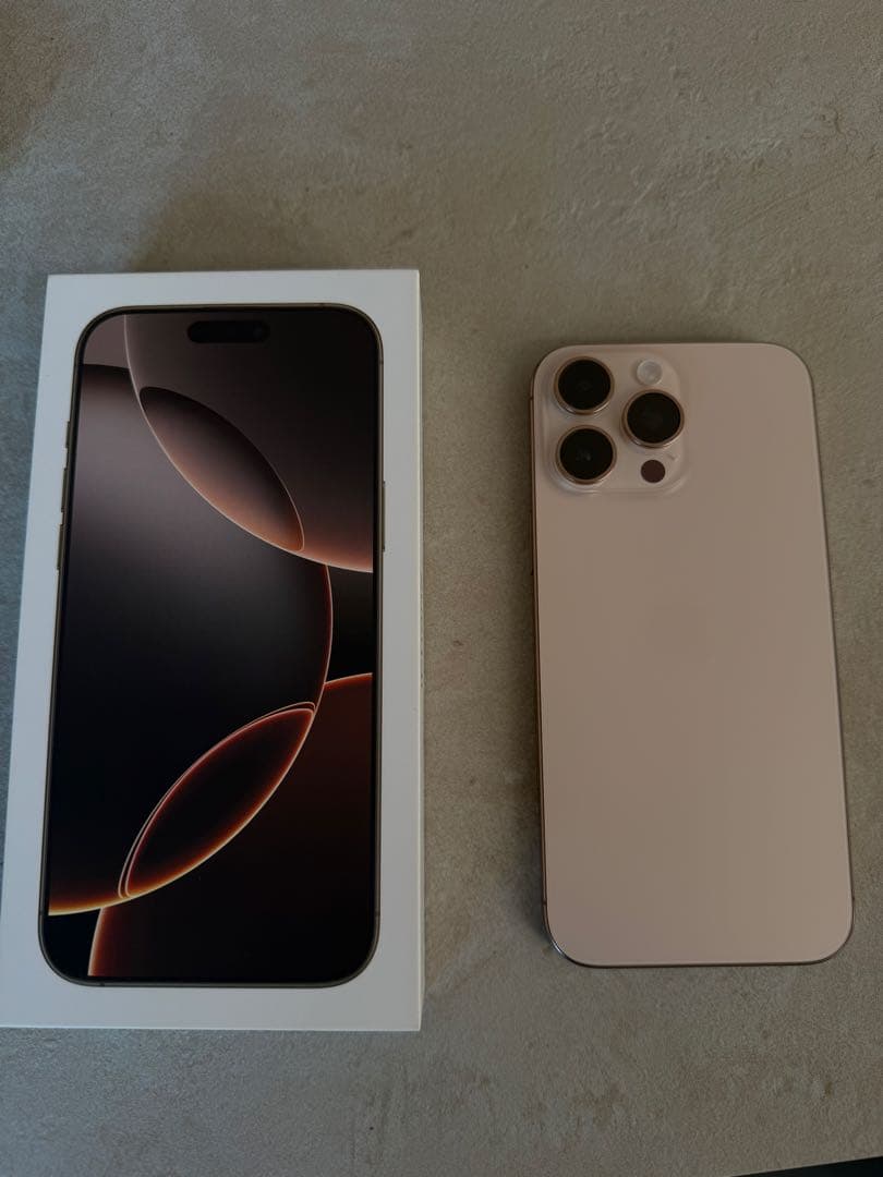 iPhone Pro MAX 512GB デザートチタニウム　SIMフリー iPhone 16 Pro Max 512GB - デザートチタニウム（SIMフリー）[整備済