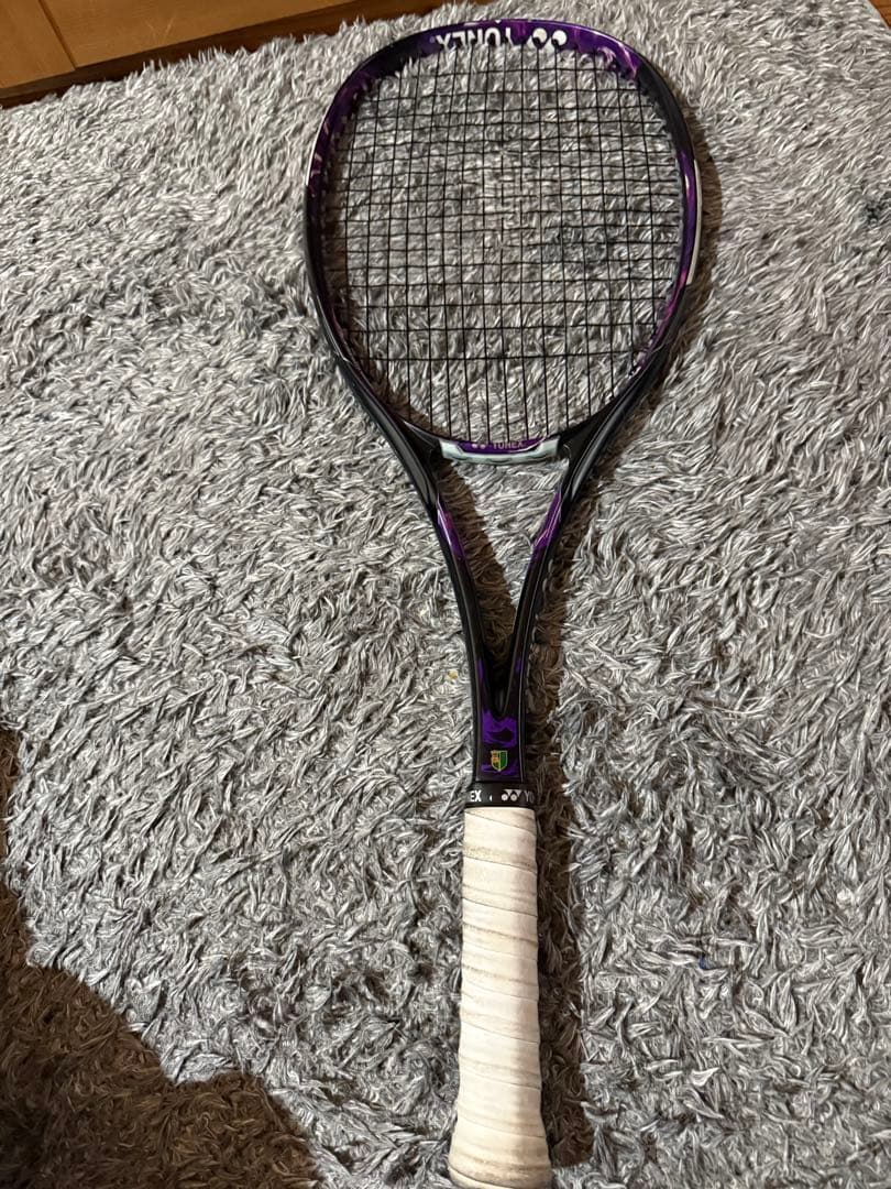 ソフトテニス　ジオブレイク80V ヨネックス ソフトテニスラケット ジオブレイク80V ゴールド/パープル