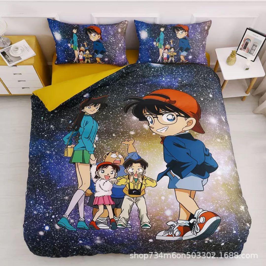 名探偵コナン 布団カバー シーツ 枕カバー 3点セット - メルカリ