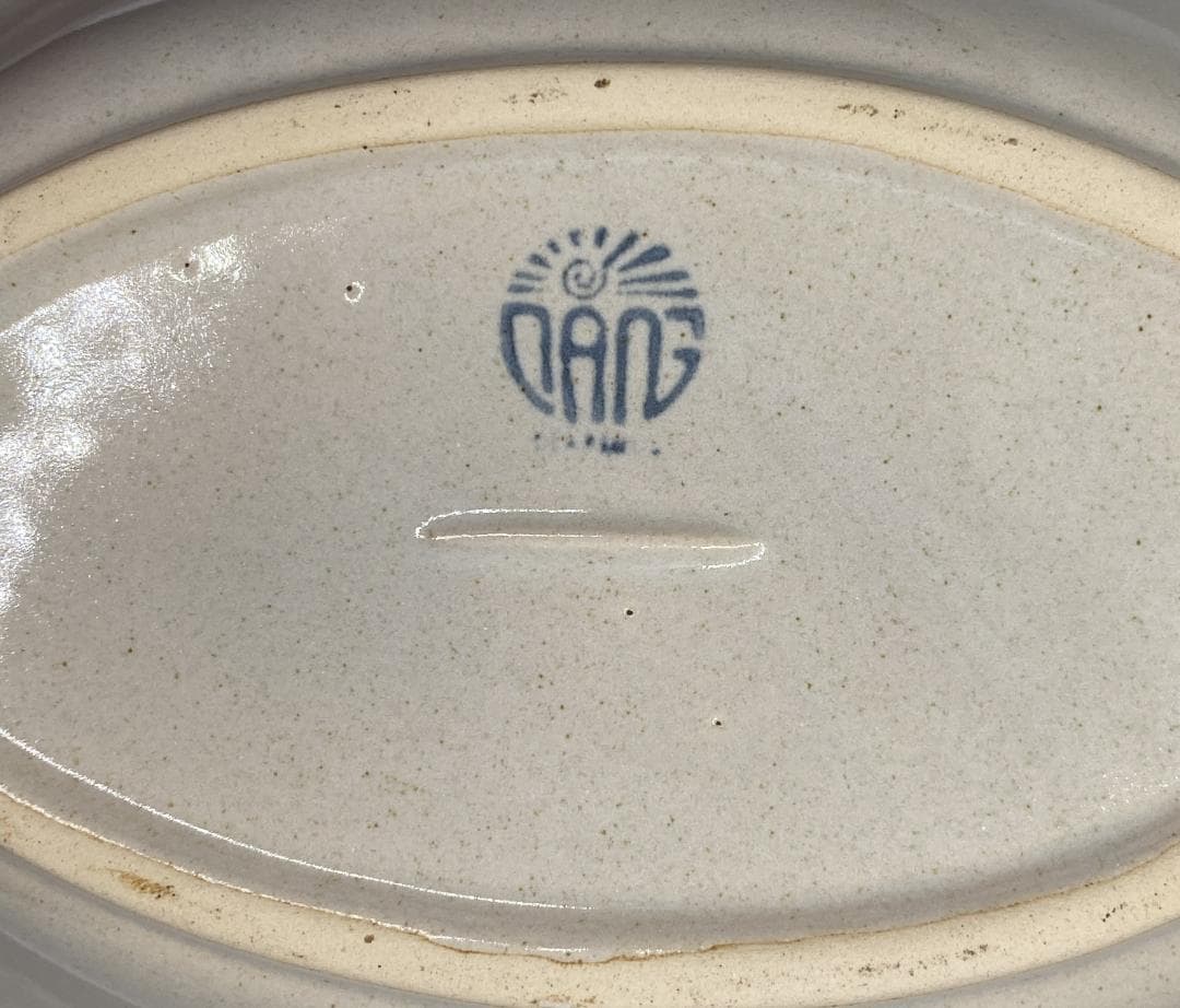 VNEM1-14-1) ベトナム ソンベ焼き 深皿 グレージュ ナンセラミック