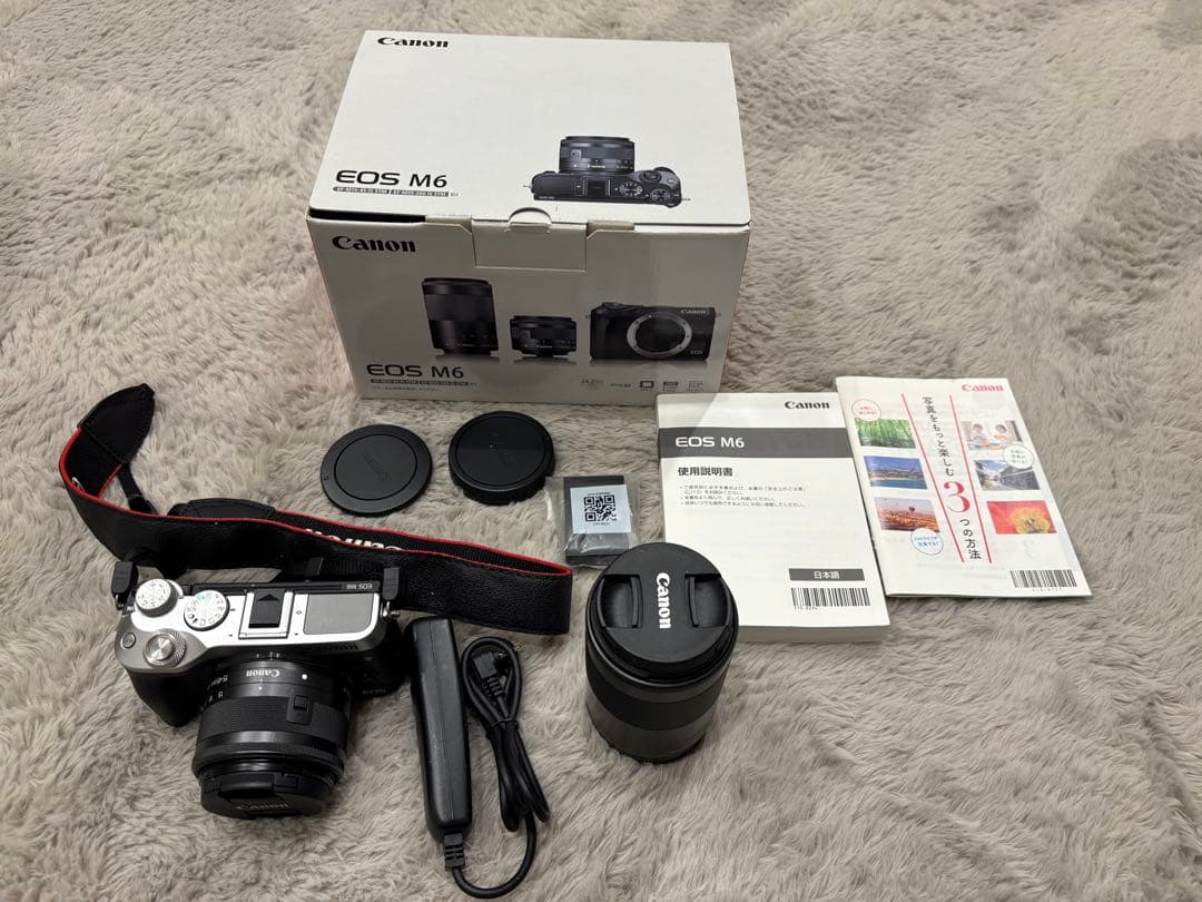 Canon EOSM6 ミラーレス一眼レフ　値下げ交渉可能 Amazon | Canon ミラーレス一眼カメラ EOS M6 Mark II ダブルズーム