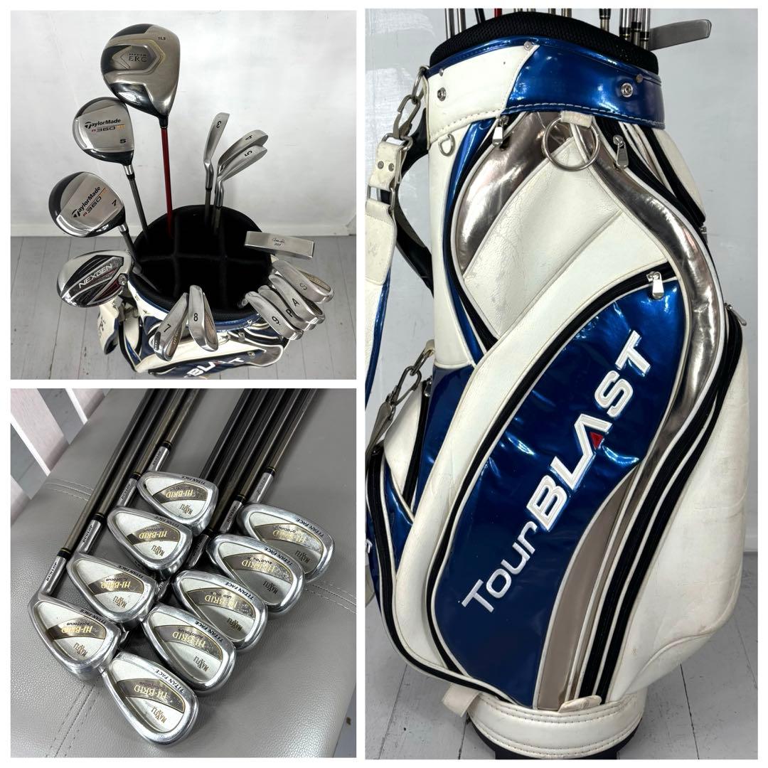 本格派 メンズゴルフクラブ 14本 フルセット お試しセット ゴルフ