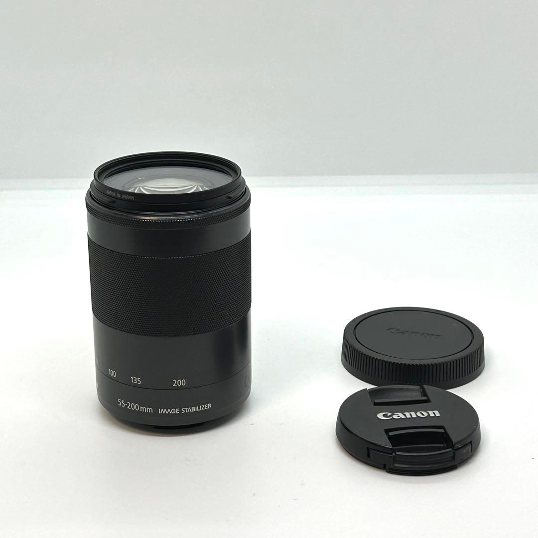 Canon EF-M 55-200mm F4.5-6.3IS STM 望遠レンズ Amazon.com : Canon 55-200mm EFM f4.5-6.3 is STM Lens - Black