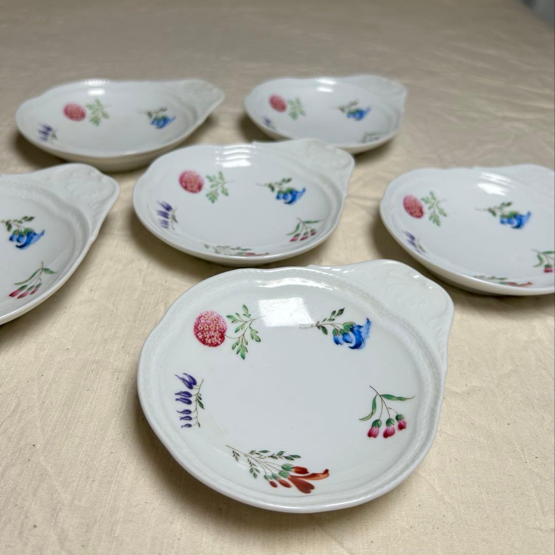 ジノリ ボンジョルノフラワー 小皿6枚セット - メルカリ