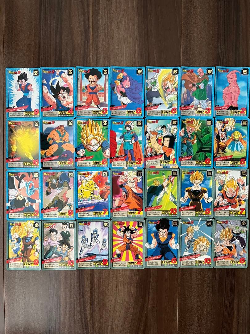 1995年1996年ドラゴンボールスーパーバトル第13〜16弾カード28枚セット