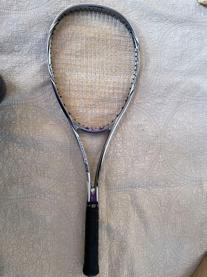 廃盤レア美品】YONEX NANOFORCE 8V ソフトテニスラケット 紫 - メルカリ