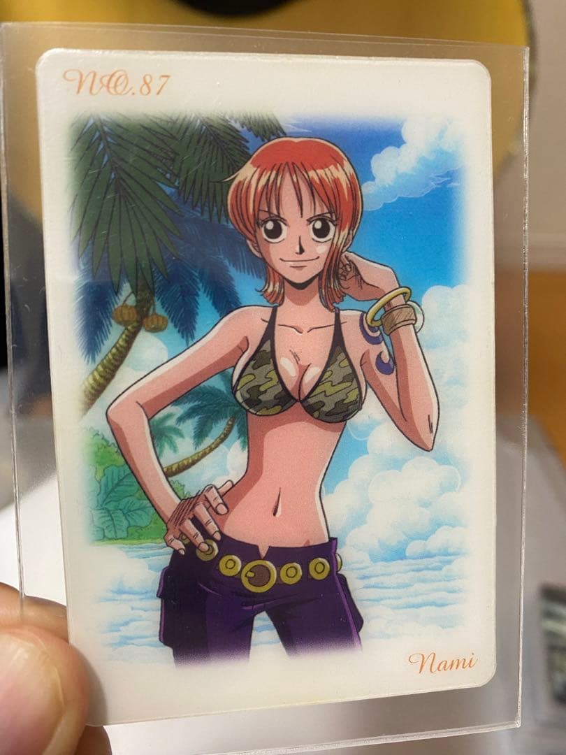 ワンピース 海賊王 キャラクター 水着 廃盤 カードゲーム ナミ 美品