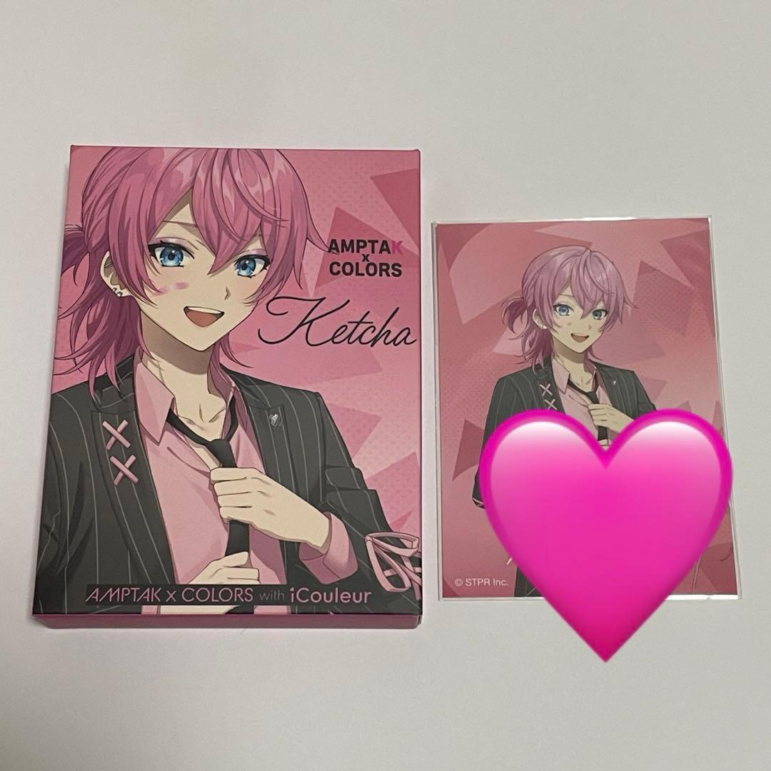 AMPTAKxCOLORS×iCouleur けちゃ アイシャドウ えへへピンク - メルカリ