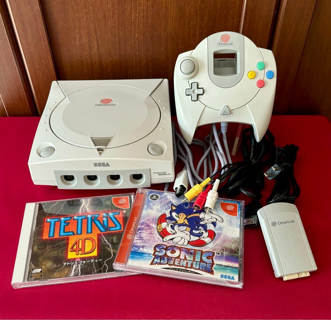 ドリームキャスト☆本体一式と名作ソフト2本のセット】【すぐ遊べます