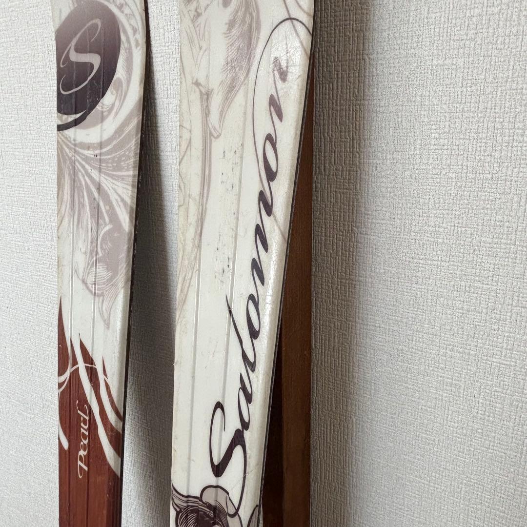salomon pearl スキーセット板158cm - メルカリ