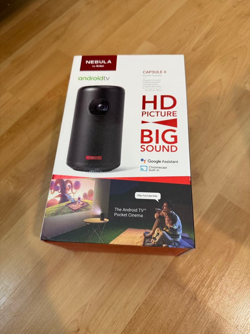プロジェクター Anker Nebula Capsule 2 Amazon.co.jp: Anker Nebula (ネビュラ) Capsule II（Android TV搭載
