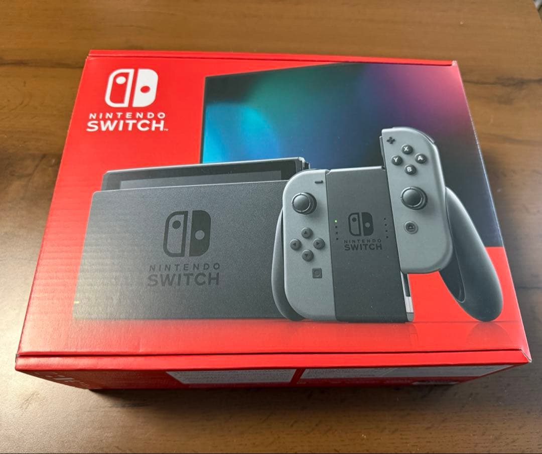 Nintendo Switch グレー 本体 付属品付き - メルカリ
