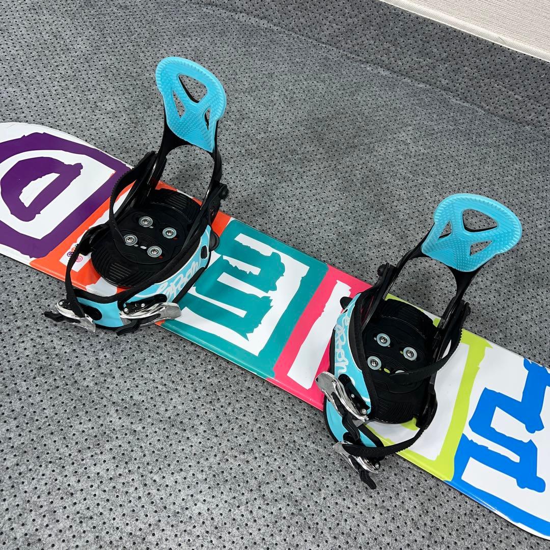5回使用 キッズスノーボード 105cm SLQ×バイン×レースブーツ - メルカリ
