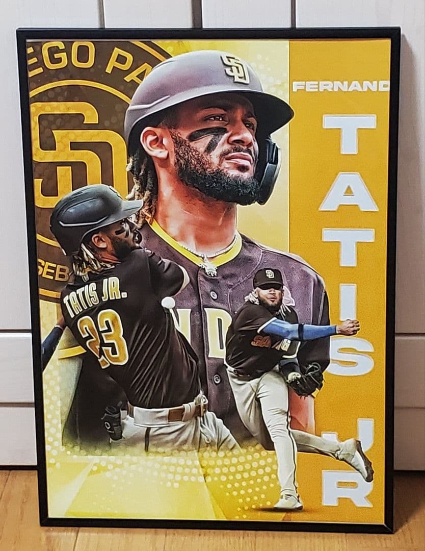 みっつ様専用パドレス タティスJr MLB！A3ポスターフレーム付き&A4