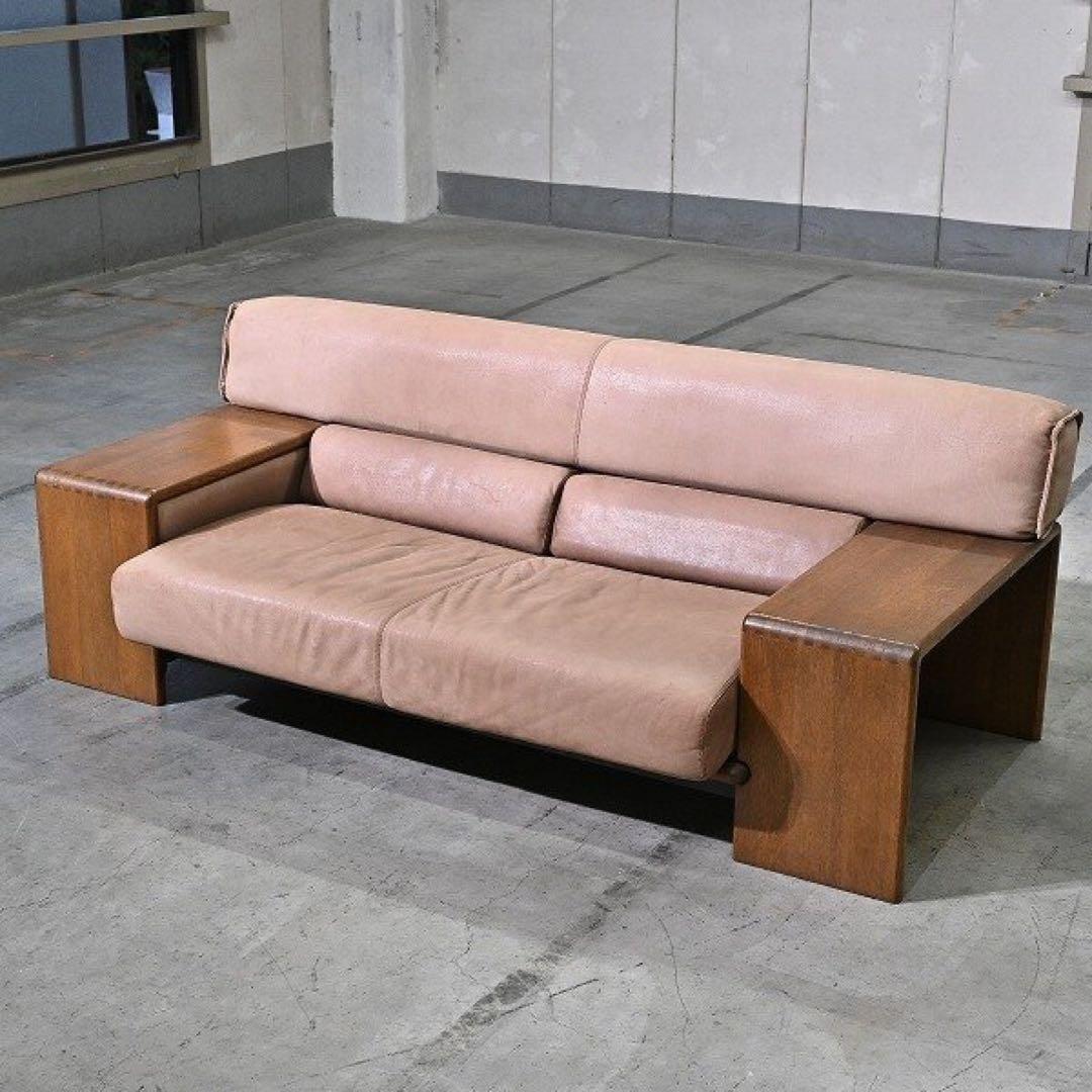 CONDEHOUSE カンディハウス BOLS/ボルス本革 2Pソファ カンディハウス 70万「BOLS/ボルス」2人掛けソファ オーク材 本革