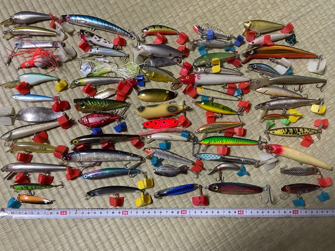 ルアー　60個まとめ売り_01 2026新製品】ルアー60個を一撃乾燥！第一精工「MCフォールドハンガー