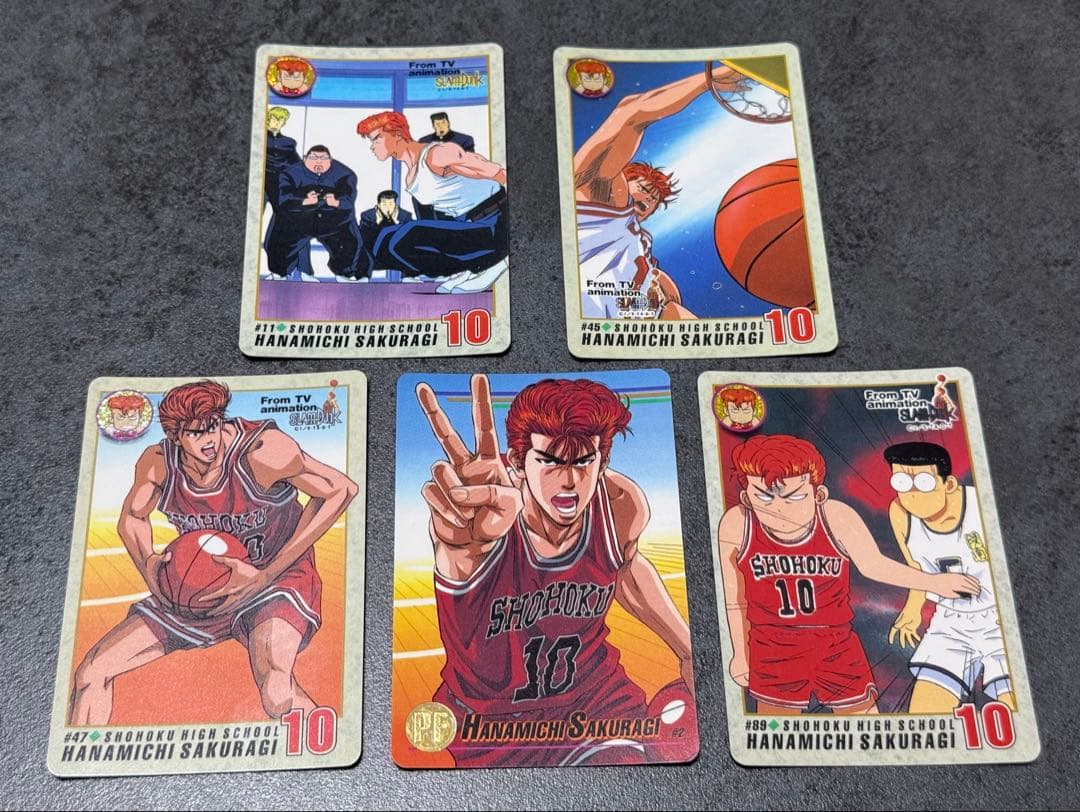 スラムダンク 花道桜木 トレーディングカード 5枚セット - メルカリ
