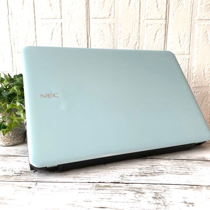 美品⭐️すぐ使える⭐️人気❣️水色ノ-トパソコン⭐️Core i5