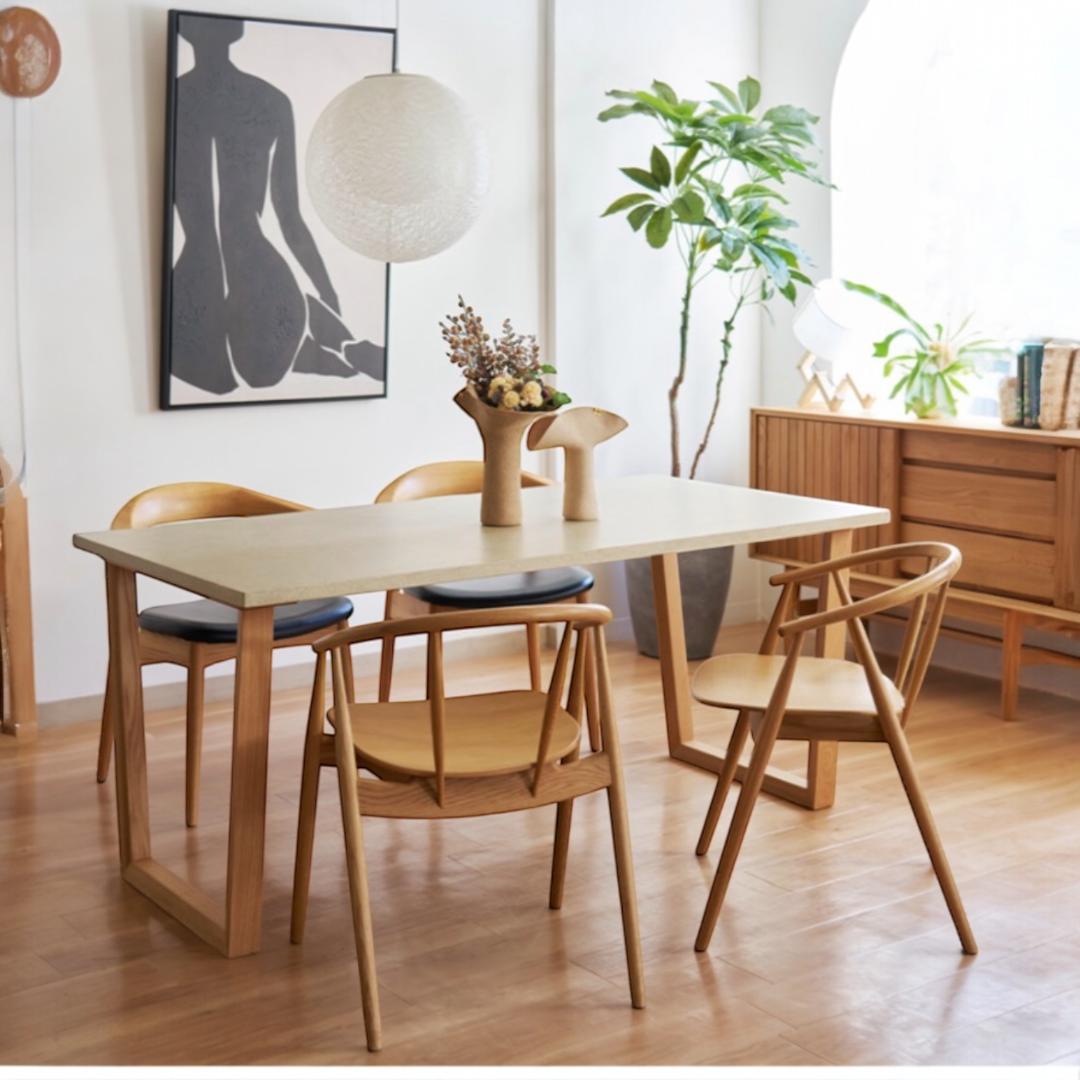 最安値 さくら様専用美品 小林幹也 デザイン オーク無垢材 ダイニング