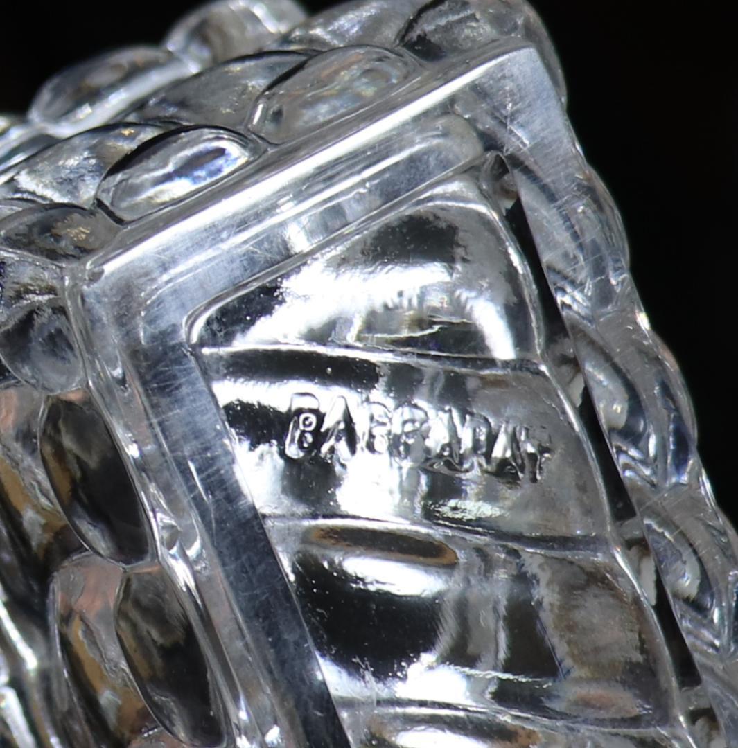 オールド・バカラ1880年頃稀少バンブー 大型センターピース/センター