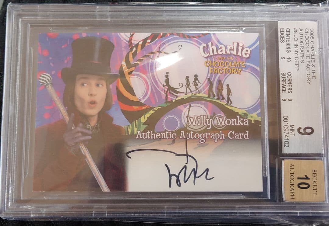 ジョニーデップ 直筆 サイン カード ハリーポッター 大谷翔平 topps