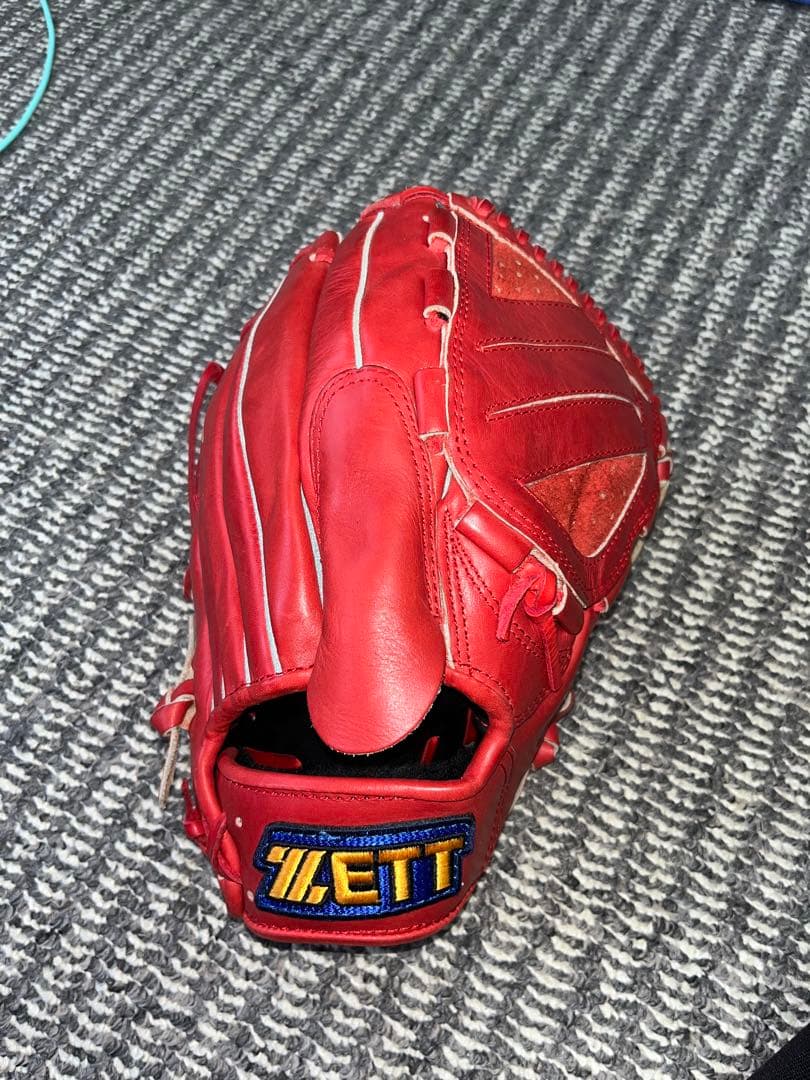 ZETT レッド 野球グローブ ゼット(ZETT) 野球 少年軟式グローブ オールラウンド用 ソフトステア