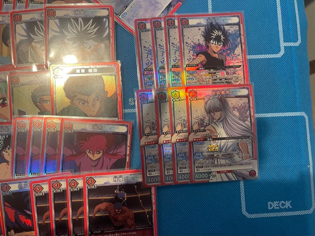 ユニオンアリーナ赤幽白 蔵馬飛影デッキ パラレルユニチケ プロモ入り