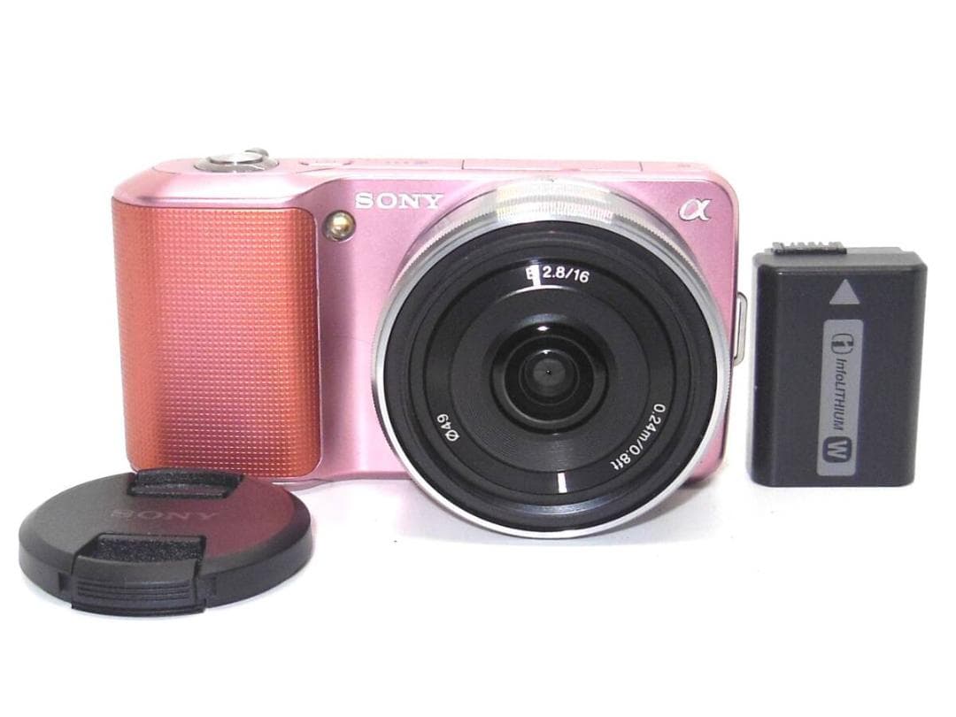 SONY NEX-3 ピンク E 16ｍｍ F2.8 SEL16F28 ソニー、ミラーレス一眼「NEX-3」にピンクを追加 - 価格.com