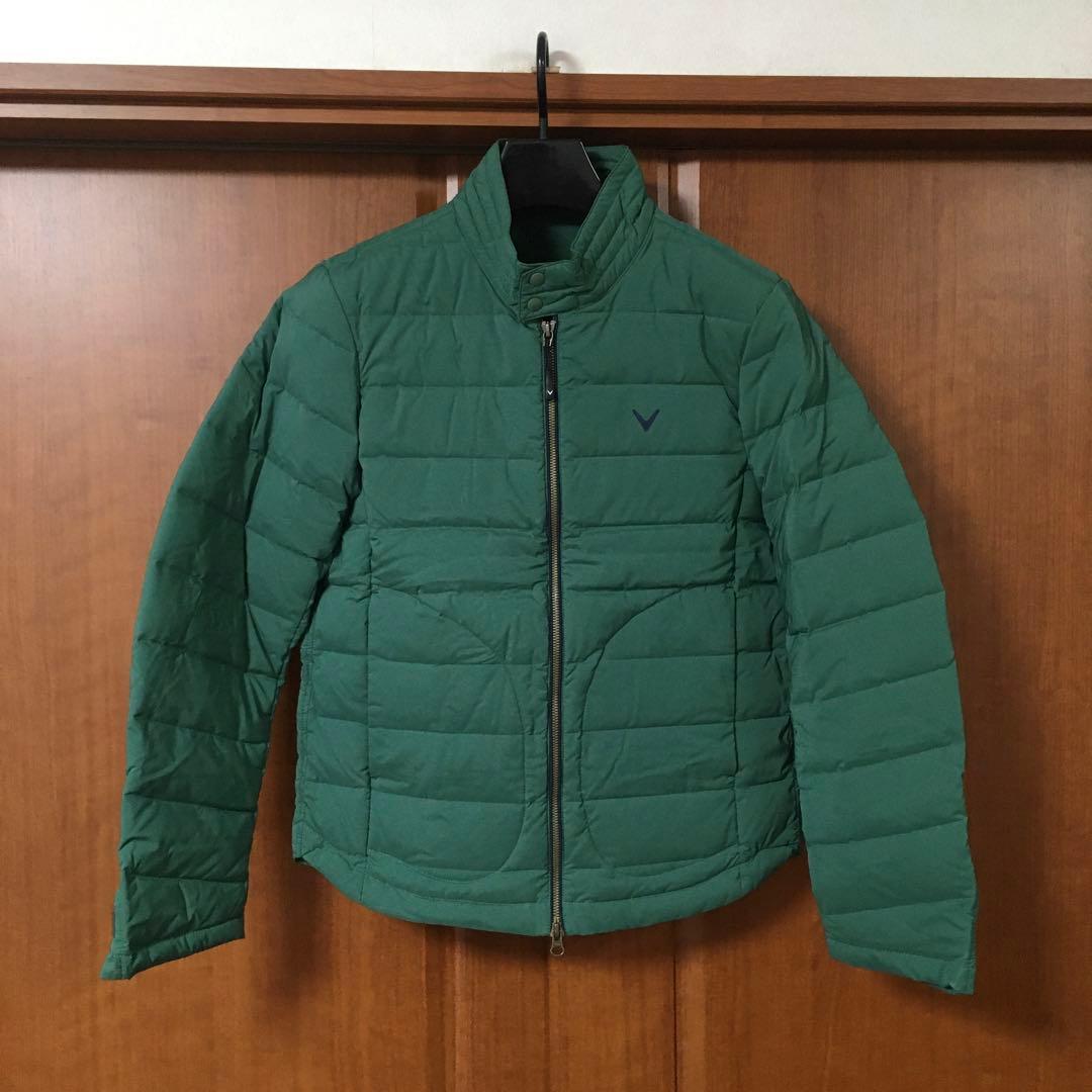 美品　キャロウェイ　レッドレーベル　ダウン　M　緑　callaway GOLF 美品 キャロウェイ レッドレーベル ダウン M 緑 callaway GOLF