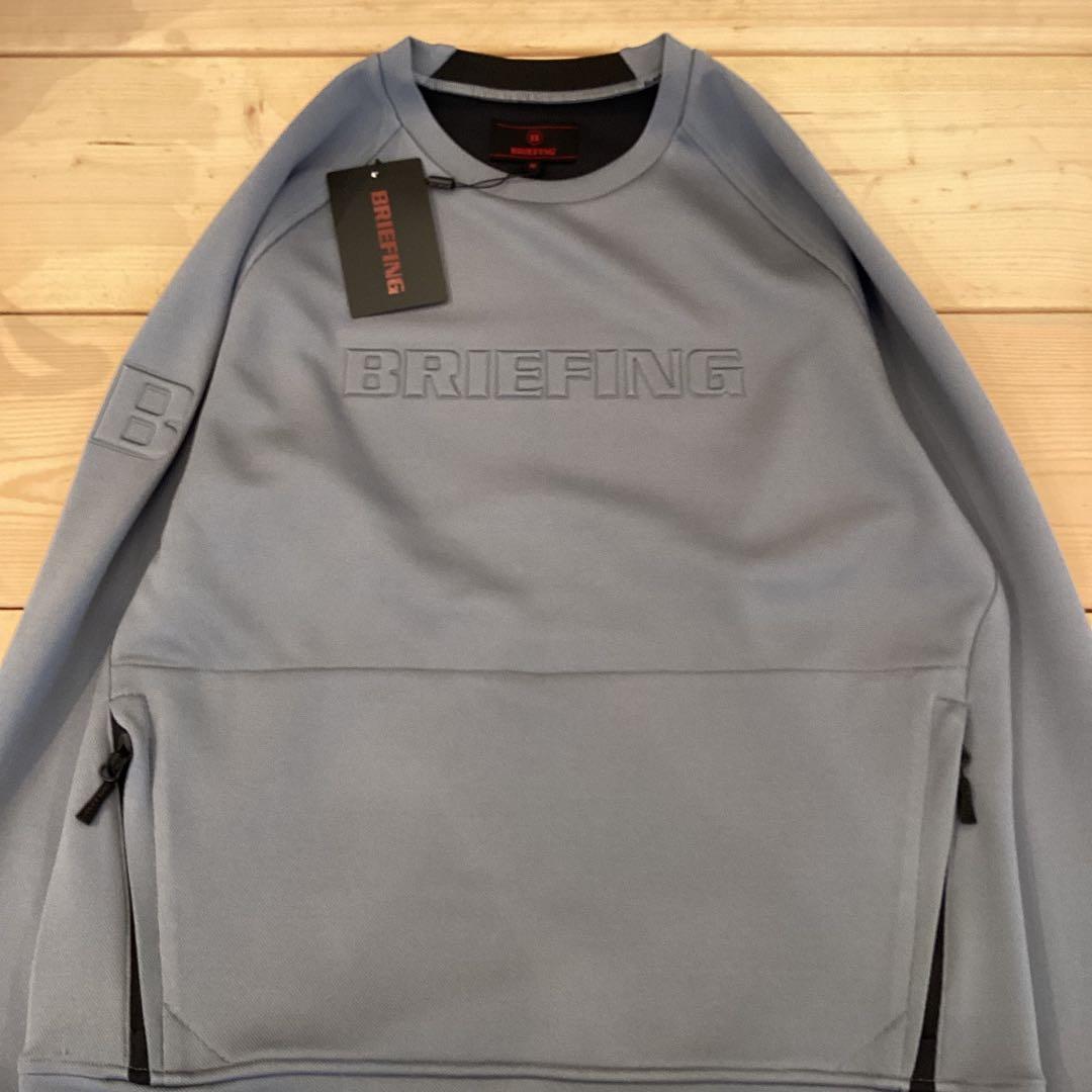 新品 BRIEFING STITCHED 3D LOGO CREWNECK M - メルカリ
