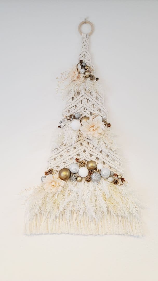 マクラメクリスマスツリー♡BIGsize 54e736725ed912704db91cb6debe52