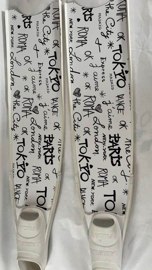 本日限定セール！リーダーフィン/ロングフィン 楽天市場】グラスファイバー ロングフィン フットポケット付き スキン