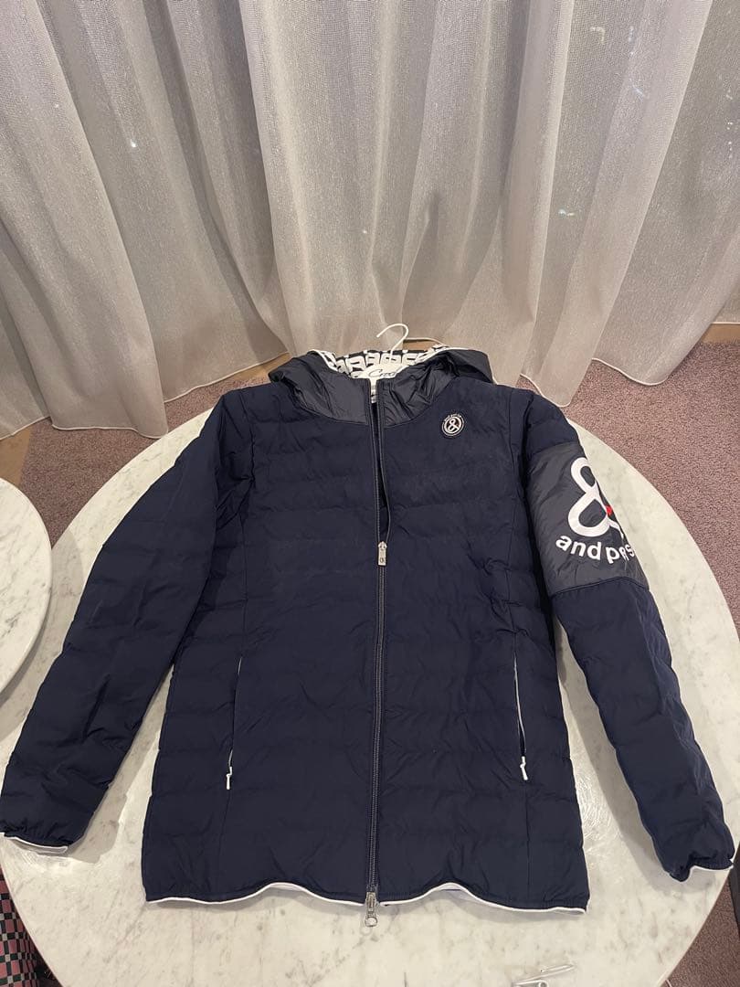 美品　未使用に近い　and per se キルティングジャケット M パーカー X-girl（エックスガール） ジャケット FACE PATCH REVERSIBLE JACKET