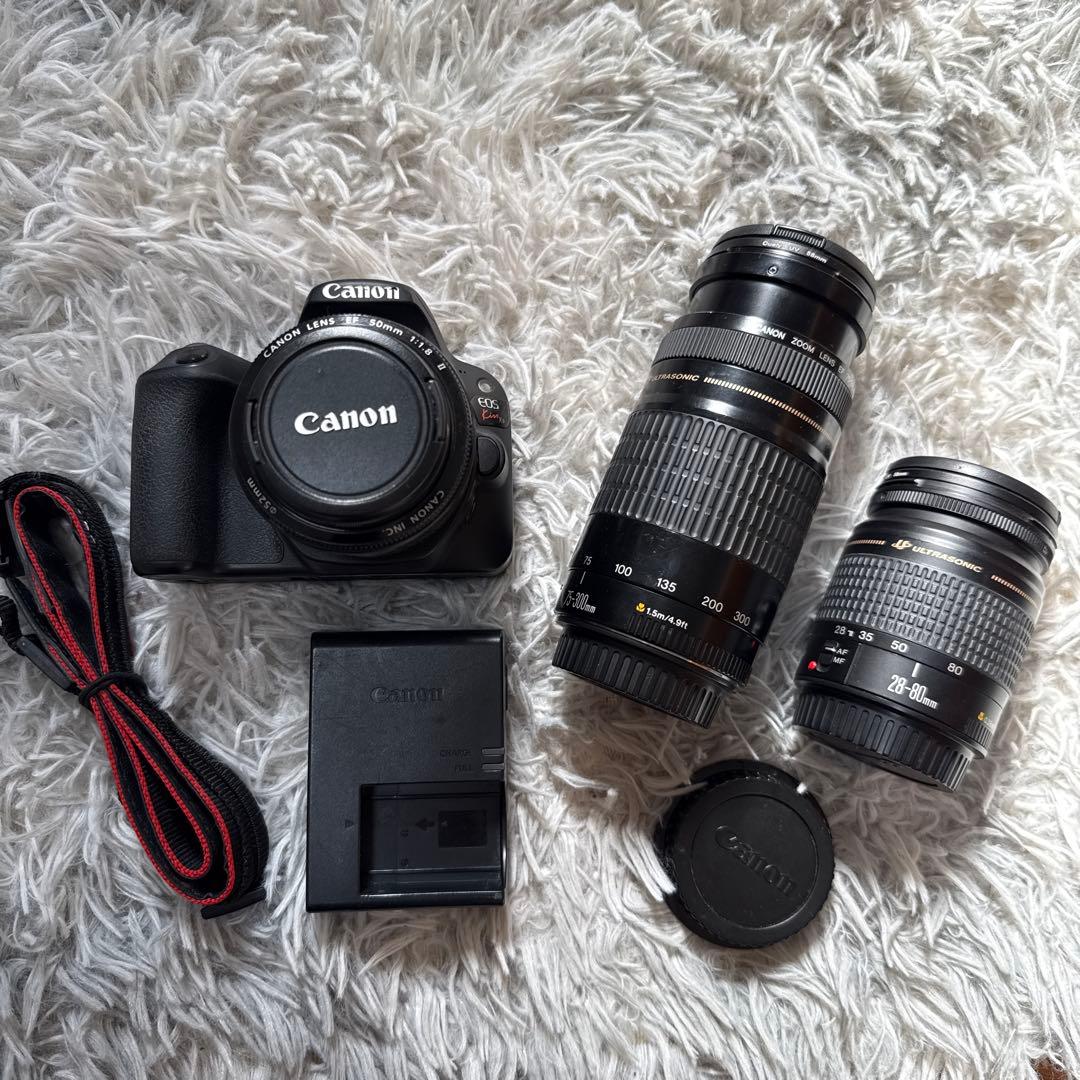 Canon EOS Kiss X9標準&望遠&単焦点 トリプルレンズセット - メルカリ