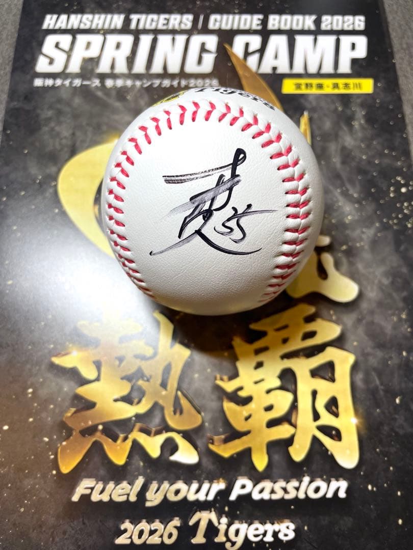 阪神タイガース 才木浩人 直筆サインボール 2026沖縄キャンプ限定球
