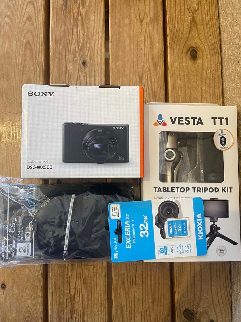 SONY DSC-WX500と三脚・メモリーカードセット SONY DSC-WX500と三脚・メモリーカードセット - メルカリ