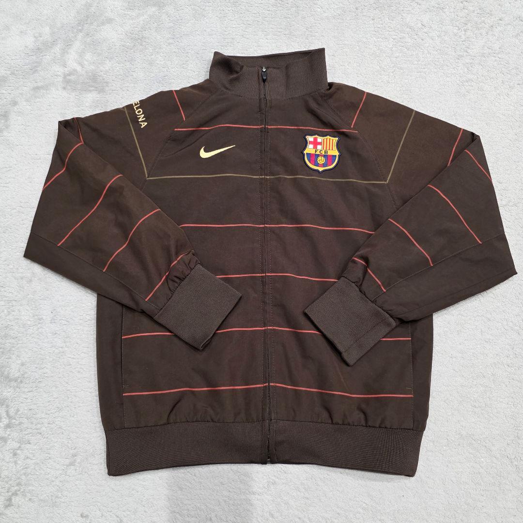 FCバルセロナ トラックジャケット 150 NIKE ナイキ ブラウン メッシ